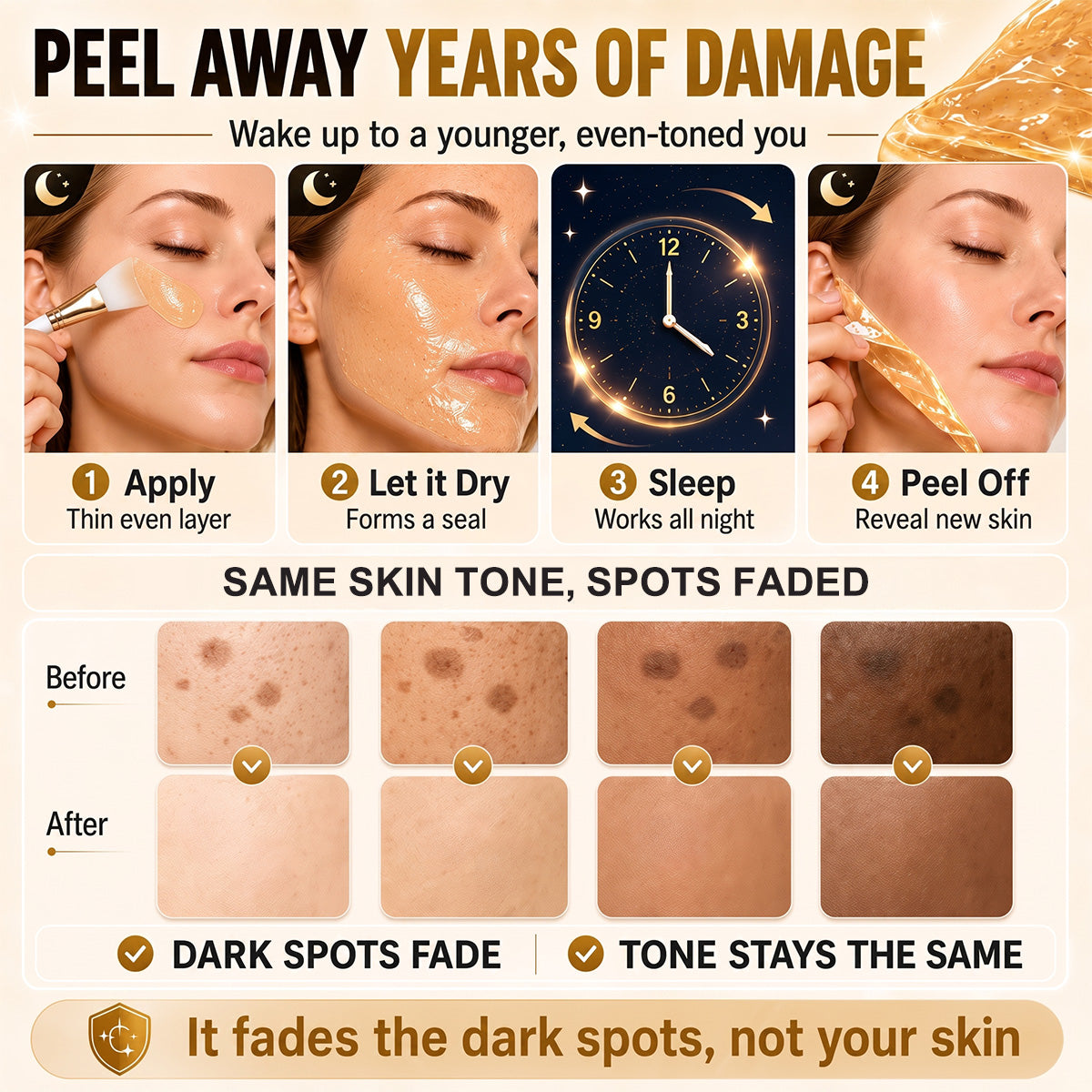 🎁 𝐇𝐢𝐬𝐤𝐢𝐧® Exclusive Offer | Only 5 Boxes Left — Get an Extra 80% OFF Today on the Turmeric × Kojic Acid Overnight Peel-Off Mask. Grab Yours Before It’s Gone! 🎁