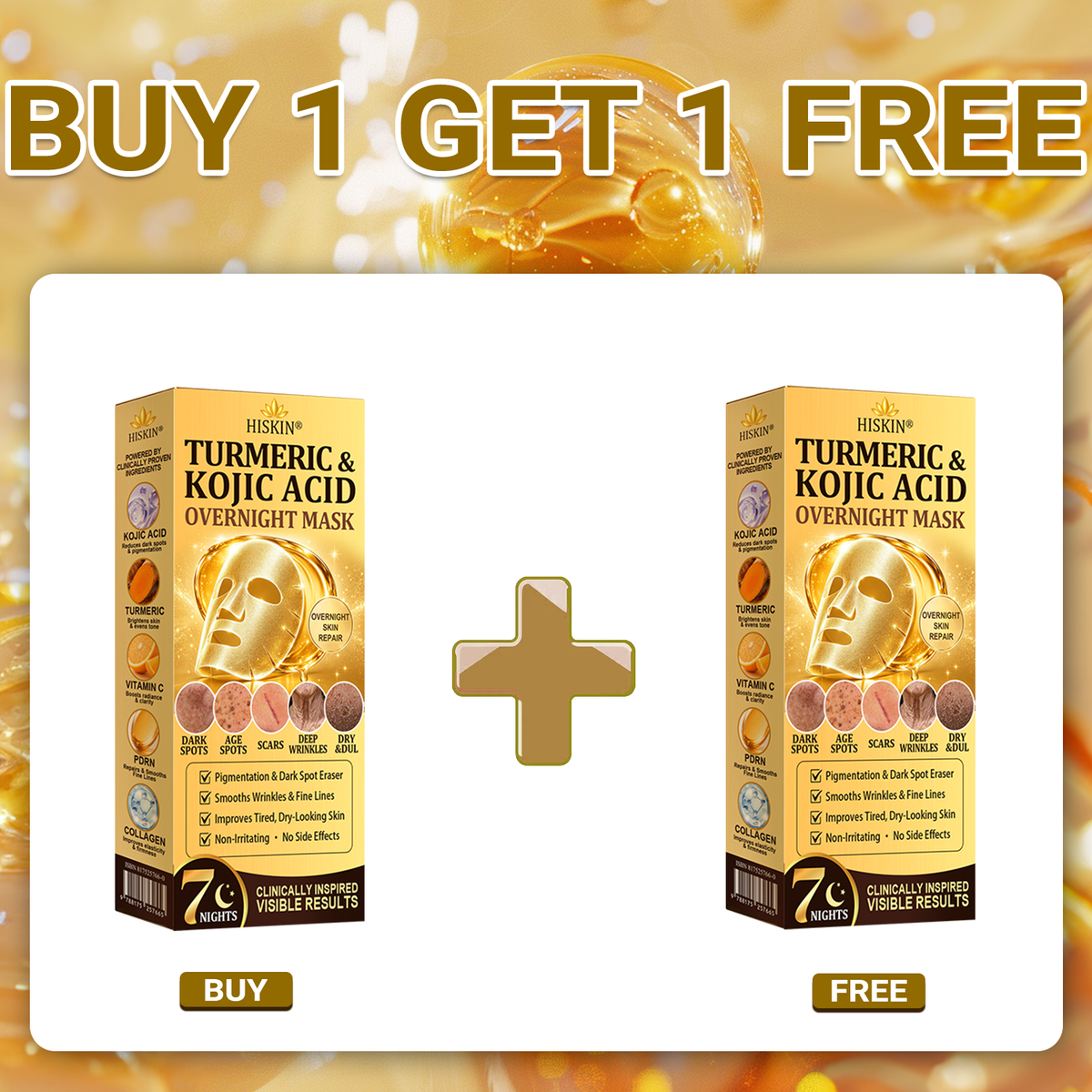 🎁 𝐇𝐢𝐬𝐤𝐢𝐧® Exclusive Offer | Only 5 Boxes Left — Get an Extra 80% OFF Today on the Turmeric × Kojic Acid Overnight Peel-Off Mask. Grab Yours Before It’s Gone! 🎁