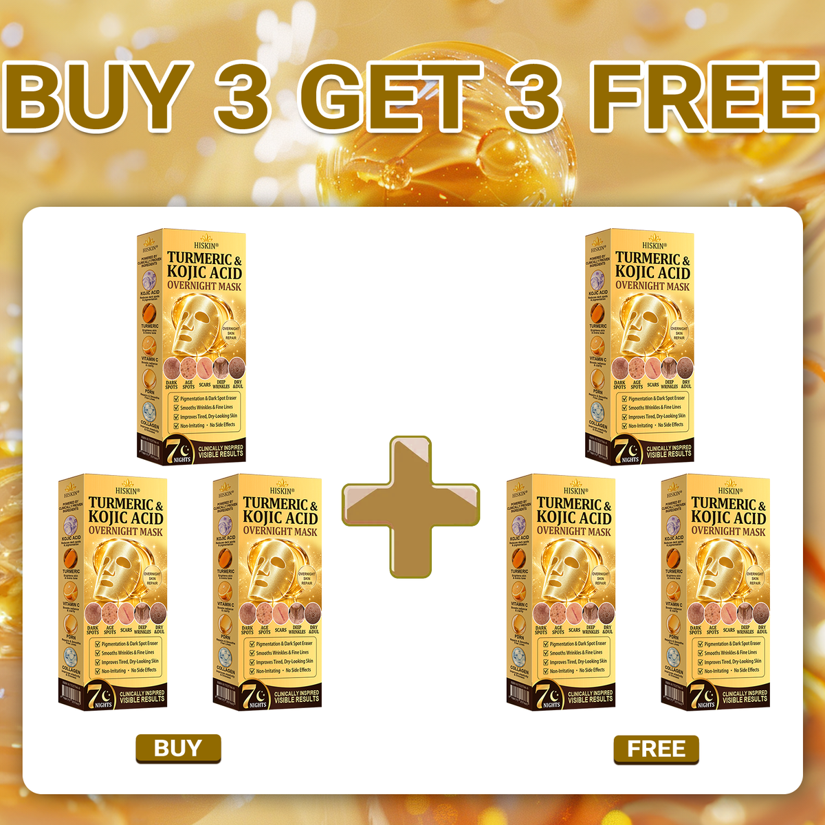 🎁 𝐇𝐢𝐬𝐤𝐢𝐧® Exclusive Offer | Only 5 Boxes Left — Get an Extra 80% OFF Today on the Turmeric × Kojic Acid Overnight Peel-Off Mask. Grab Yours Before It’s Gone! 🎁